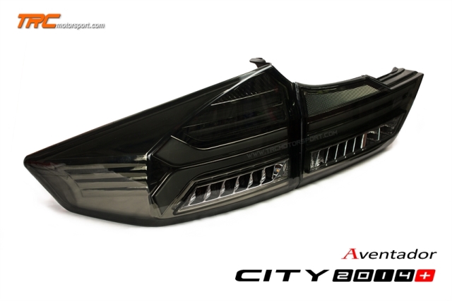 CITY 2019 ไฟท้าย Style Lamborghini Aventador SMOKE V4.0 Lightbar สัญญาณไฟเลี้ยววิ่ง